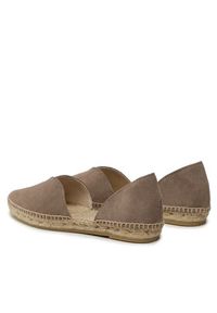 Manebi Espadryle Side Flats K 1.9 O0 Brązowy. Kolor: brązowy. Materiał: zamsz, skóra #4