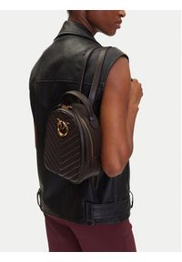 Pinko - PINKO Plecak Love Click Mini Backpack PE 25 PLTT 103614 A1J2 Brązowy. Kolor: brązowy. Materiał: skóra #4