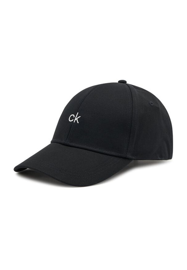 Calvin Klein Czapka z daszkiem Ck Center Cap K50K506087 Czarny. Kolor: czarny. Materiał: materiał