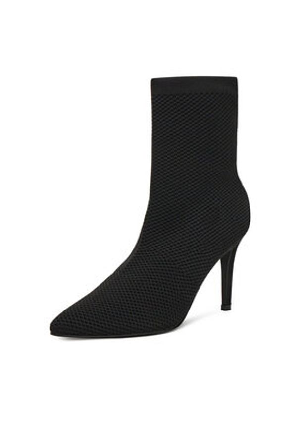 DeeZee Botki AB-1987-2 Czarny. Kolor: czarny. Materiał: materiał