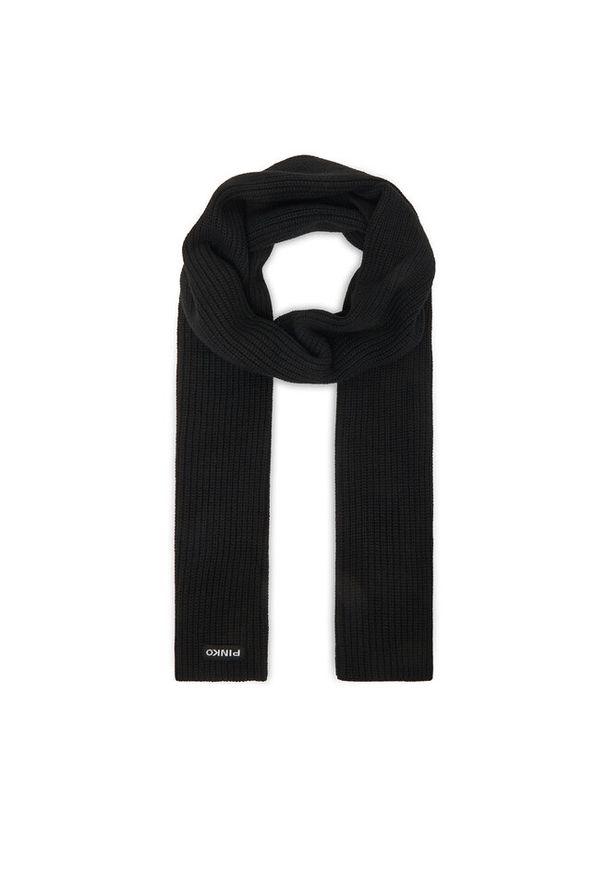 Pinko - Szalik PINKO. Kolor: czarny