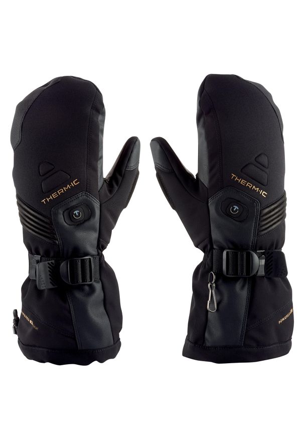Dr. Martens - Mitenka narciarski czlowiek Therm-ic Ultra Heat Mittens Men do 10 godzin ciepla. Kolor: czarny. Materiał: skóra. Technologia: Primaloft. Sport: narciarstwo