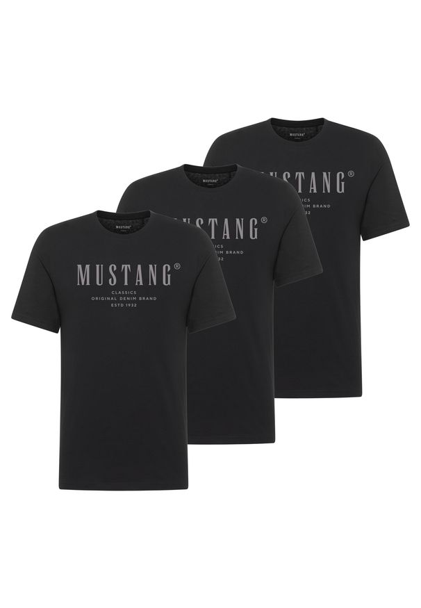 3PAK Męski T-Shirt Mustang Style Alex Black 1017329 4142