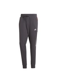 Adidas - Spodnie męskie adidas Aeroready Motion Sport Pants. Kolor: szary. Materiał: dresówka. Długość: długie