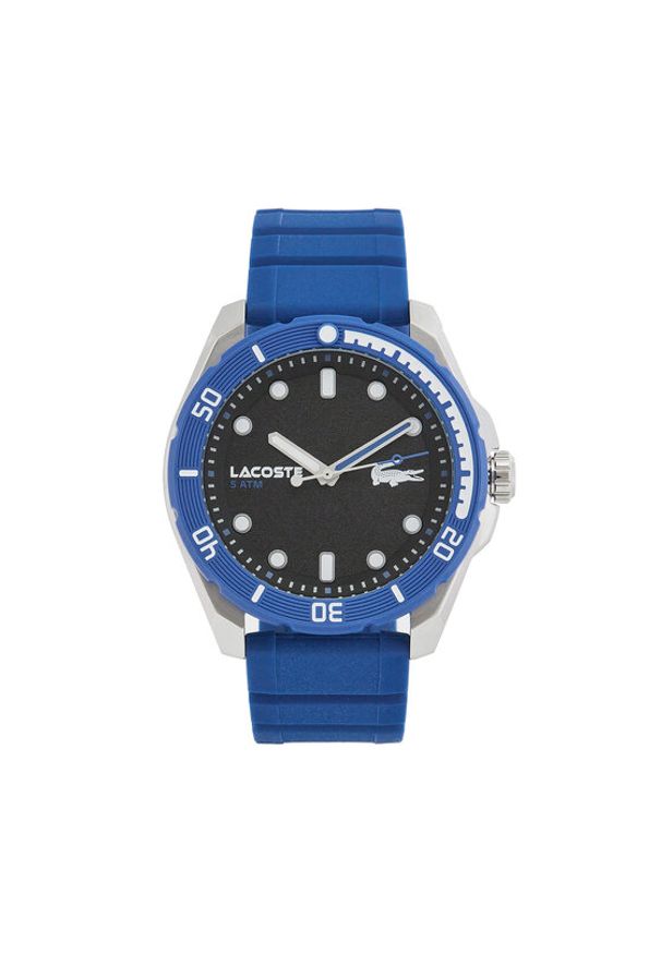 Lacoste Zegarek Finn 2011285 Niebieski. Kolor: niebieski. Materiał: syntetyk