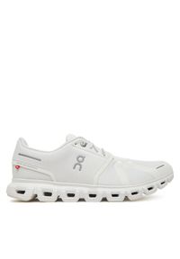 On Sneakersy Cloud 6 3MF10071200 Biały. Kolor: biały. Materiał: materiał