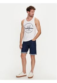 Jack & Jones - Jack&Jones Tank top Jjforest 12248622 Biały Standard Fit. Kolor: biały. Materiał: syntetyk