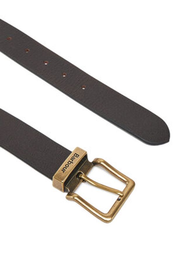 Barbour Pasek Męski Blakely MAC0208BR91 Brązowy. Kolor: brązowy. Materiał: skóra