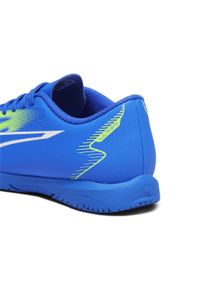 Puma - Buty piłkarskie dziecięce PUMA Ultra Play IT Jr. Zapięcie: sznurówki. Kolor: niebieski, wielokolorowy, zielony, biały. Materiał: materiał, syntetyk. Szerokość cholewki: normalna. Sport: piłka nożna