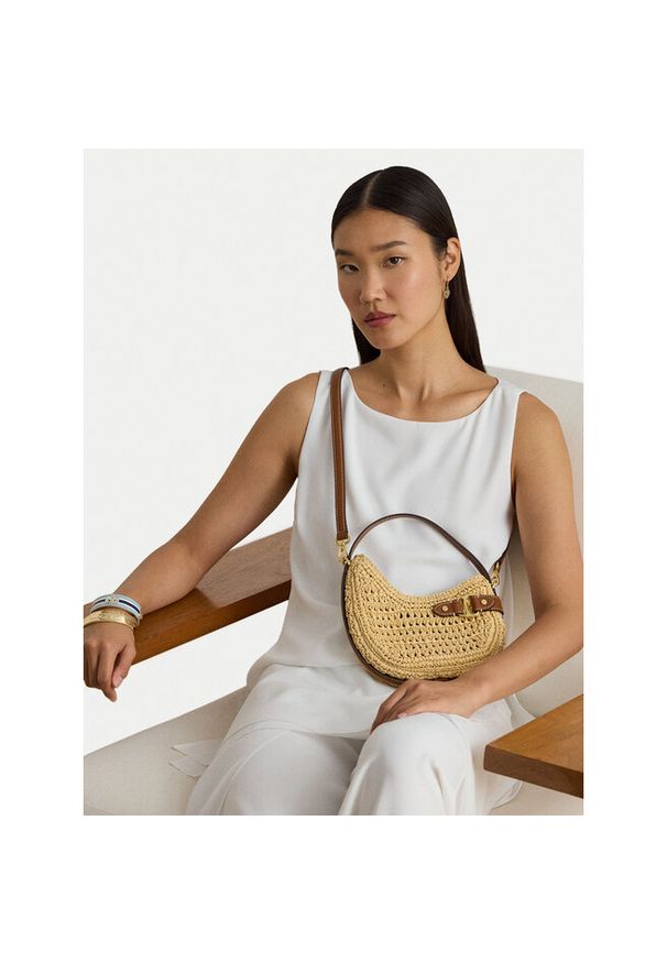 Lauren Ralph Lauren - Torebka LAUREN RALPH LAUREN. Kolor: brązowy