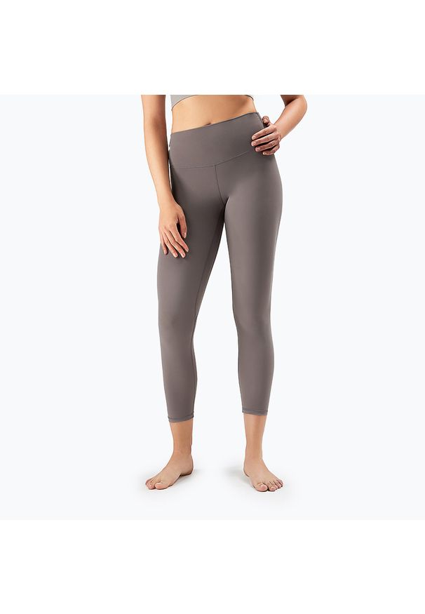 Joy in me - Legginsy do jogi damskie JOYINME 7/8 Unity Ease. Kolor: szary. Sport: joga i pilates