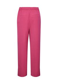 YAS Spodnie materiałowe 26030711 Różowy Regular Fit. Kolor: różowy. Materiał: syntetyk #3