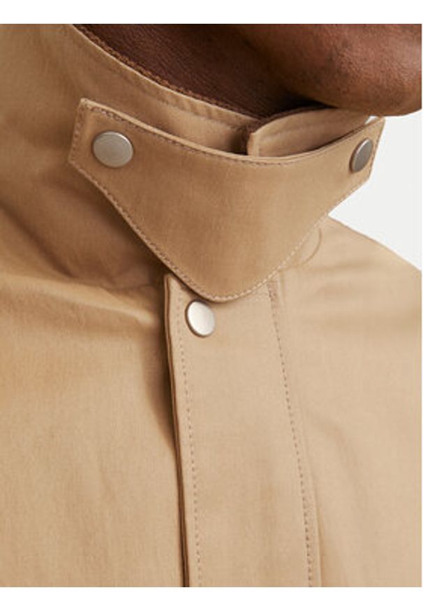 Jack & Jones - Jack&Jones Kurtka przejściowa Manchester 12272884 Beżowy Regular Fit. Kolor: beżowy. Materiał: bawełna