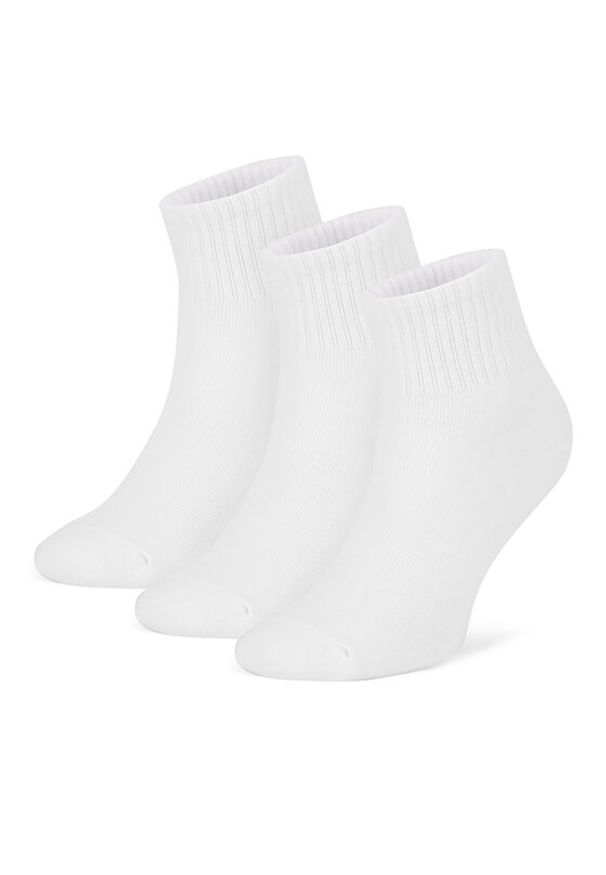 Sprandi Zestaw 3 par niskich skarpet unisex 0UB-004-AW24 (3-PACK) Biały. Kolor: biały