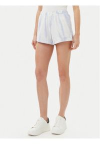 Guess Szorty sportowe V5GD11 KCRQ0 Błękitny Relaxed Fit. Kolor: niebieski. Materiał: bawełna