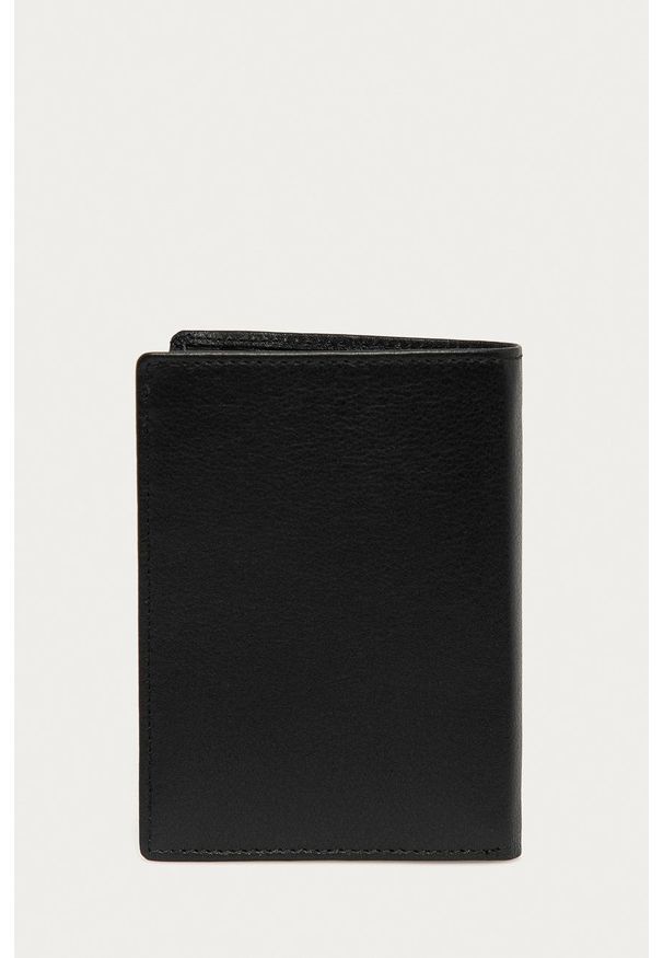 Samsonite - Portfel skórzany. Kolor: czarny. Materiał: skóra. Wzór: gładki
