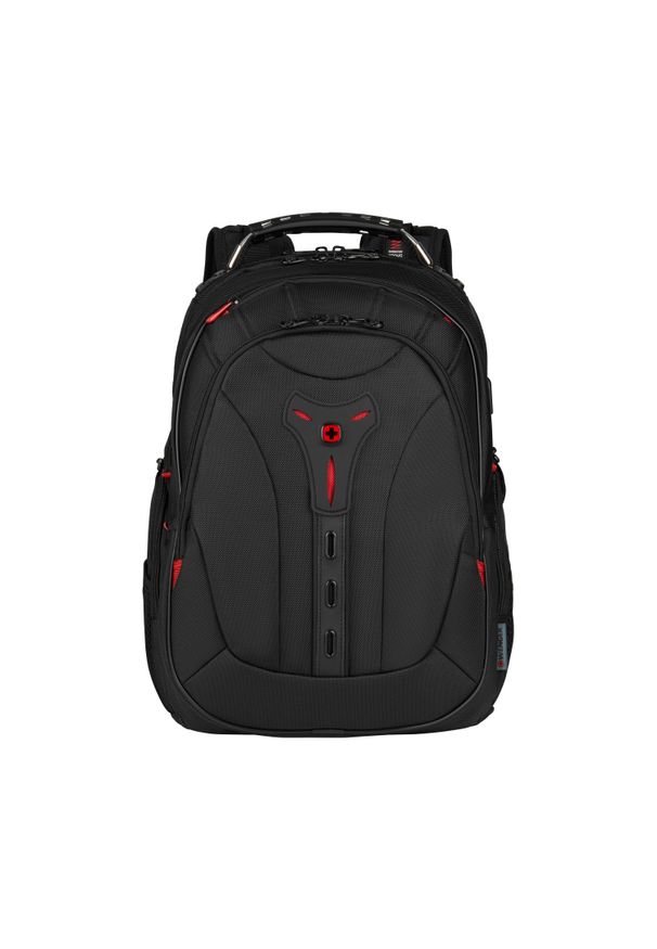 Plecak Wenger Pegasus Delux 16'' czarny. Kolor: czarny. Materiał: materiał. Styl: biznesowy, casual