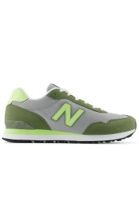 Buty męskie New Balance M5155HQ - zielone. Okazja: na co dzień. Kolor: zielony. Materiał: syntetyk, materiał. Szerokość cholewki: normalna #1