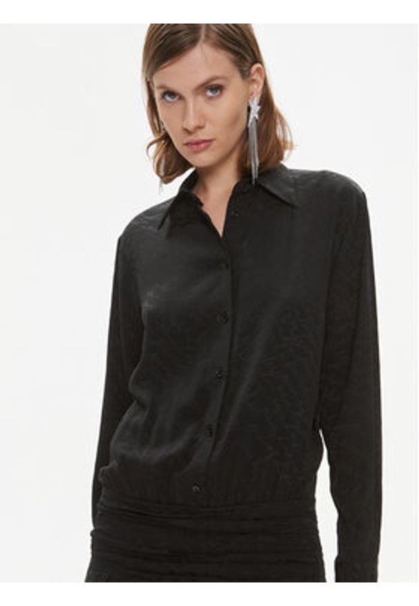 Pinko Sukienka codzienna Arzach 102306 A193 Czarny Flare Fit. Okazja: na co dzień. Kolor: czarny. Materiał: syntetyk. Typ sukienki: proste. Styl: casual