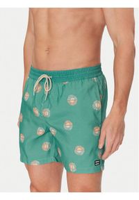 Billabong Szorty kąpielowe Vacay Lb EBYJV00144 Zielony Regular Fit. Kolor: zielony. Materiał: syntetyk