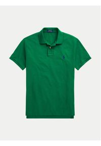 Polo Ralph Lauren Polo 710795080019 Zielony Slim Fit. Typ kołnierza: polo. Kolor: zielony. Materiał: bawełna #5