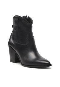 Botki Badura E22-23270NAP Black. Kolor: czarny. Materiał: skóra #1