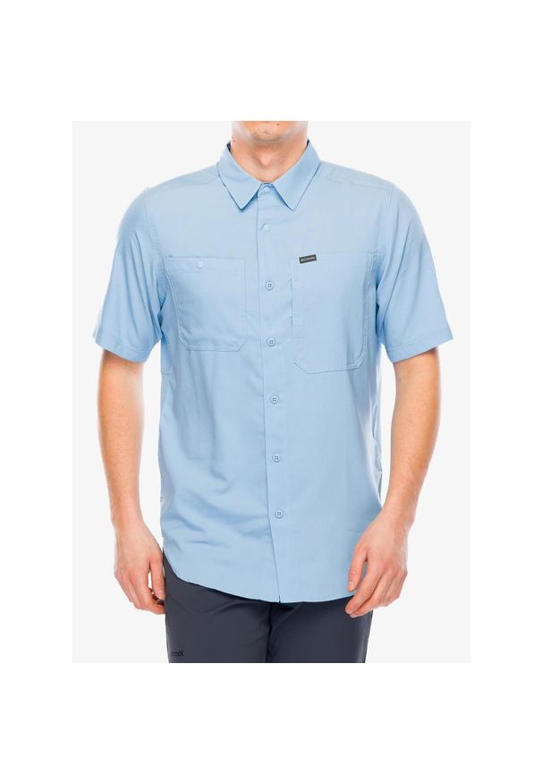 columbia - Koszula podróżnicza męska Columbia Silver Ridge Utility Lite Short Sleeve. Kolor: niebieski