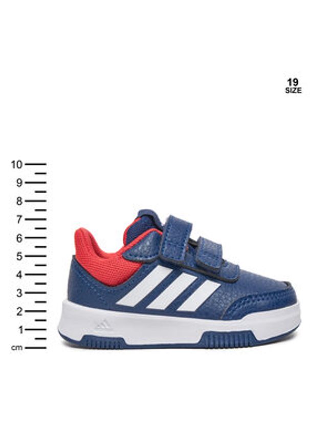 Adidas - adidas Sneakersy Tensaur JH9528 Granatowy. Kolor: niebieski. Materiał: skóra