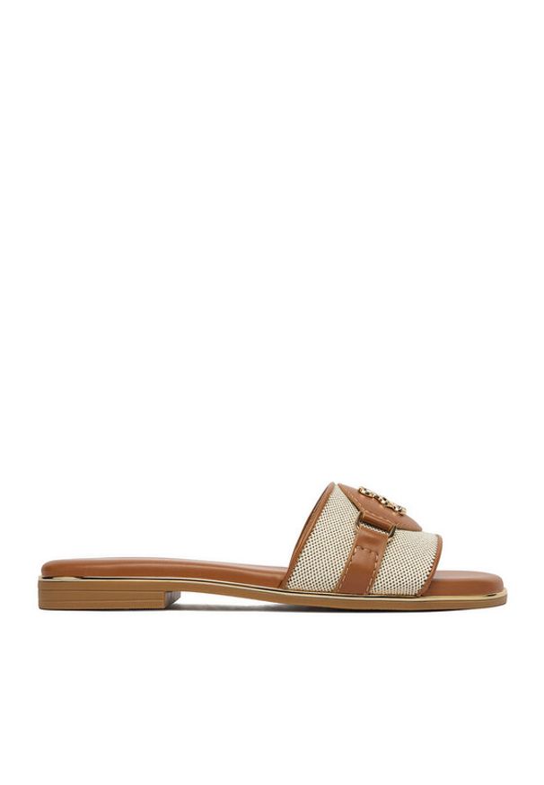Nine West Klapki CEO-6165-32 Brązowy. Kolor: brązowy. Materiał: materiał