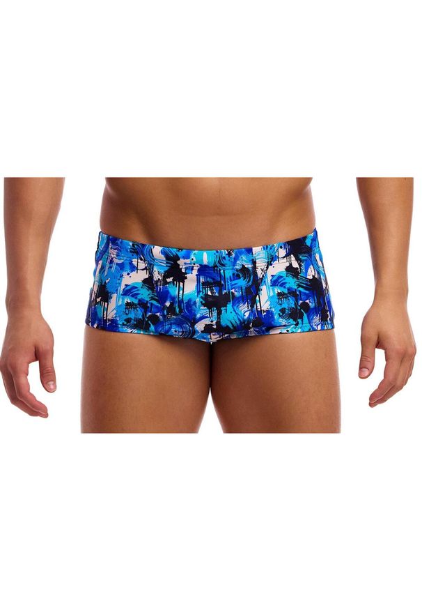 FUNKY TRUNKS - Kąpielówki Funky Trunks You Messer - trunki męskie. Kolor: niebieski