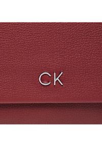 Calvin Klein Torebka Ck Daily Shoulder Bag Pebble K60K612139 Bordowy. Kolor: czerwony. Materiał: skórzane #3