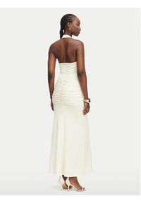 BARDOT - Bardot Sukienka wieczorowa Emilia 60386DB Kremowy Slim Fit. Kolor: kremowy. Materiał: syntetyk. Styl: wizytowy #6
