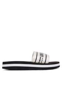Love Moschino - LOVE MOSCHINO Klapki JA28334G0MIX6100 Biały. Kolor: biały. Materiał: materiał