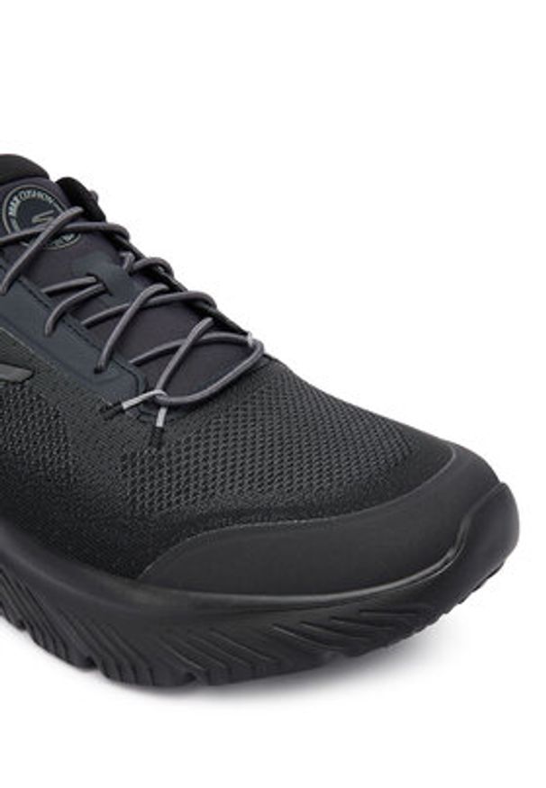 skechers - Skechers Sneakersy Go Walk Max Cushioning Hyper Burst 217128 BBK Czarny. Kolor: czarny. Materiał: materiał