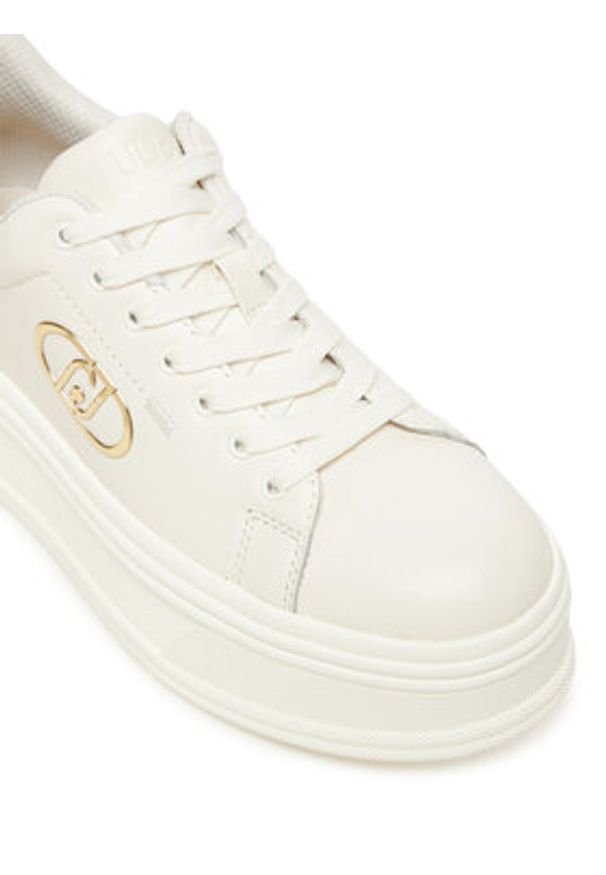 Liu Jo Sneakersy Selma 16 BF5039 PX026 Écru. Kolor: kremowy. Materiał: skóra