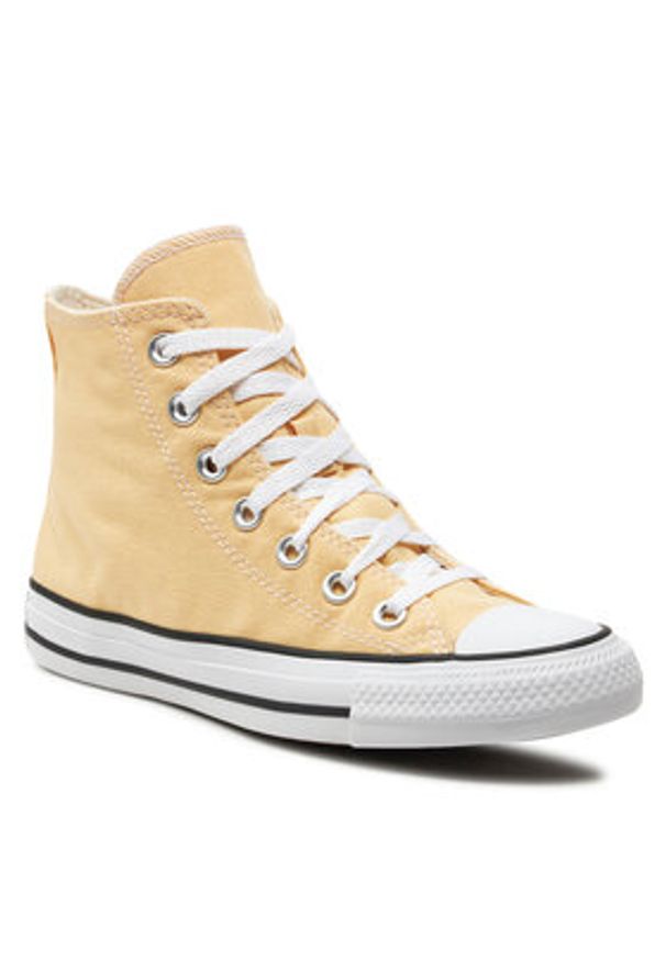Converse Trampki Chuck Taylor All Star Hi A09826C Żółty. Kolor: żółty. Materiał: materiał