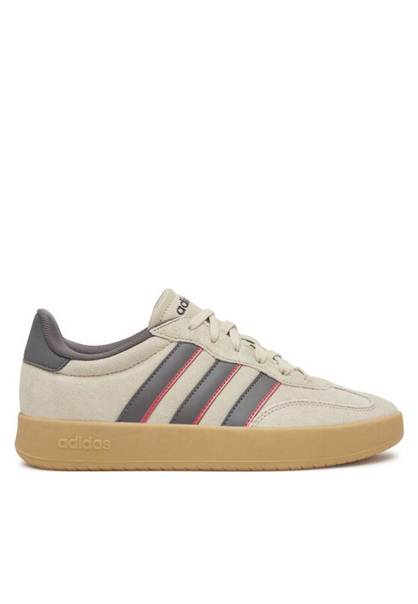 Adidas - adidas Sneakersy Barreda JP7100 Beżowy. Kolor: beżowy. Materiał: skóra, zamsz