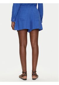 GAP - Gap Szorty materiałowe 713386-04 Niebieski Regular Fit. Kolor: niebieski. Materiał: len #5