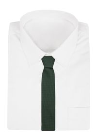 Krawat Męski - Angelo di Monti - Ciemna Zieleń, Drobny Wzór. Materiał: tkanina. Styl: elegancki, wizytowy #2