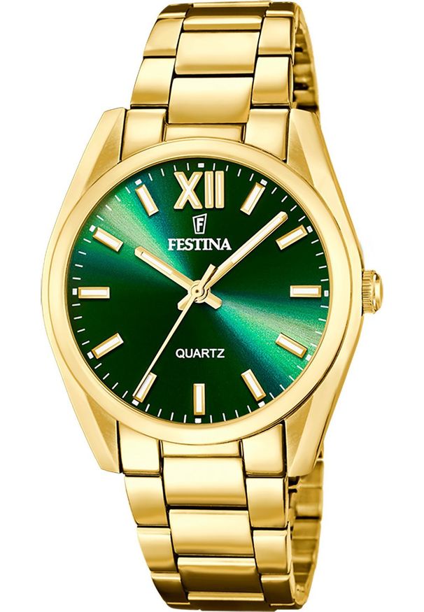 Zegarek Festina Zegarek damski Festina F20640-9 złoty. Kolor: złoty