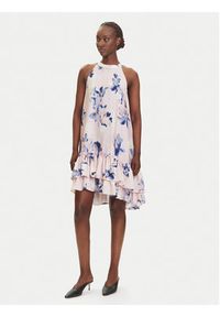 YAS Sukienka letnia Seraki 26037247 Różowy Regular Fit. Kolor: różowy. Materiał: wiskoza. Sezon: lato #5