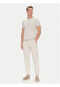JOOP! Sweter 17 JK-17Ravao 30045832 Beżowy Modern Fit. Kolor: beżowy. Materiał: bawełna #9