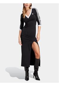 Adidas - adidas Sukienka codzienna adicolor Classics IK0439 Czarny Slim Fit. Okazja: na co dzień. Kolor: czarny. Materiał: bawełna. Typ sukienki: proste. Styl: casual #7