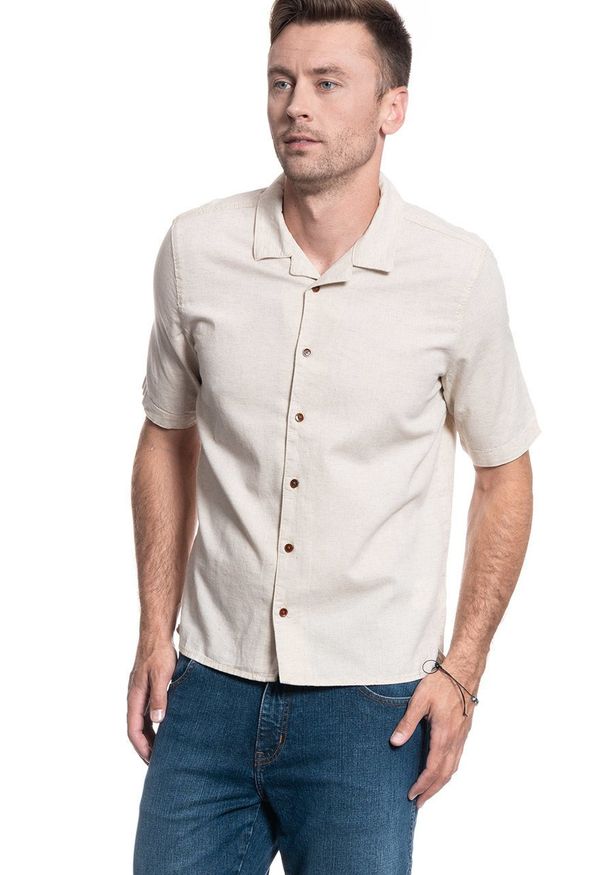Mustang - MĘSKA KOSZULA MATERIAŁOWA MUSTANG CHOPPER SHIRT 1009598 2014 080. Materiał: materiał