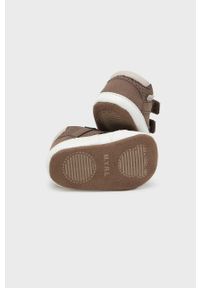 Mayoral Newborn buty niemowlęce kolor brązowy. Zapięcie: rzepy. Kolor: brązowy #3