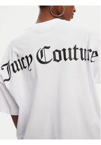Juicy Couture T-Shirt Boyfriend JCTES09 Biały Relaxed Fit. Kolor: biały. Materiał: bawełna