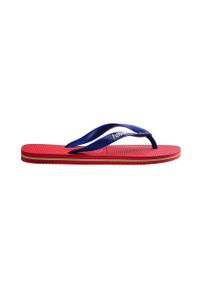 Havaianas japonki BRASIL LOGO kolor czerwony 4110850.7797. Kolor: czerwony. Materiał: materiał, guma. Wzór: gładki #4