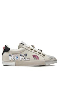 Karl Lagerfeld - KARL LAGERFELD Sneakersy KL60144 Biały. Kolor: biały #1
