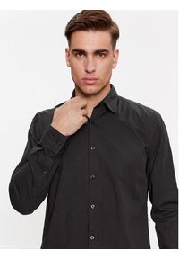 Hugo Koszula Ermo 50500216 Czarny Slim Fit. Kolor: czarny. Materiał: bawełna #4
