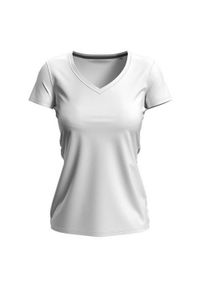 Stedman - Koszulka Damska Z Elastycznym Dekoltem V. Kolor: biały. Sport: turystyka piesza #1